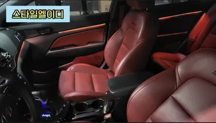 전라도 광주 아반떼AD 스포츠 엠비언트  무드등이 감성 55마력은 상승 시키겠지!! / 광주 북구