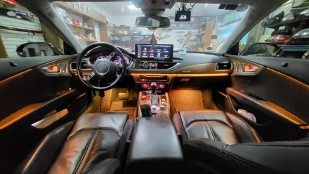 여수 엠비언트 Audi A7 엠비언트 비노출 간접 조명 시공 했어요! 도어캐치 / 풋등 옵션 추가. / 광주 북구