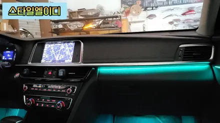 광주 올뉴K5 엠비언트 블랙시트의 어두웠던 차량실내는 없습니다!!엠비언트로 실내변화 시켜보자!! / 광주 북구