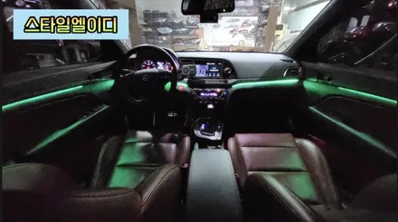 전라도 광주 아반떼AD 스포츠 엠비언트  무드등이 감성 55마력은 상승 시키겠지!! / 광주 북구