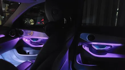 광주 비노출 엠비언트 라이트 벤츠c클래스 c63AMG 시공 진행 의뢰! 역시 무드등은 스타일 엘이디가 최고!! / 광주 북구