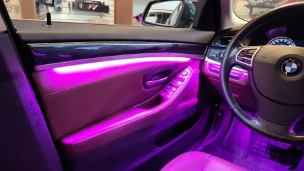 광주BMW 520d f10엠비언트 우아하게 아름답게 무드등 답게 순정처럼 깔끔하게 / 광주 북구