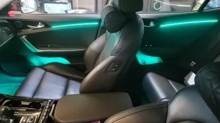 스팅어 엠비언트 RGB 아크릴 시공 전문샵의 실내 튜닝 퀄리티는 다릅니다 / 광주 북구