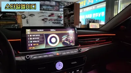 광주에서 더 K9 엠비언트 무드등 부담스럽지 않게 깔끔하게 시공해보기!!! / 광주 북구