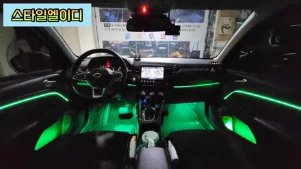 광주 르노삼성 XM3 엠비언트 매립형 타입 무드등으로 자동차 실내 튜닝하기😎 / 광주 북구