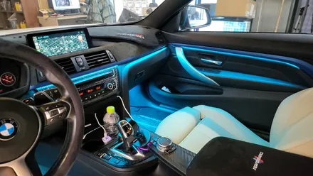 광주 BMW 4시리즈 비노출엠비언트 고민하지말고 순정처럼튜닝하자.