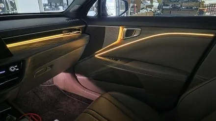 광주 K8 엠비언트 비노출 엠비언트 순정 연동 시공 후기를 보면 다른 이유 / 광주 북구
