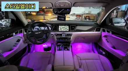 광주 제네시스G80 엠비언트 베이지시트에 작업하니 실내 멋짐 폭발하였습니다!!😎 / 광주 북구