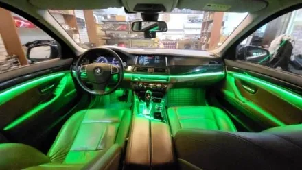 광주BMW 520d f10엠비언트 우아하게 아름답게 무드등 답게 순정처럼 깔끔하게 / 광주 북구