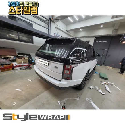 레인지로버 차량 랩핑을 원하십니까? 저희 스타일랩으로 맡겨만 주세요! 랩핑은 역시 스타일 랩! / 부산 금정구
