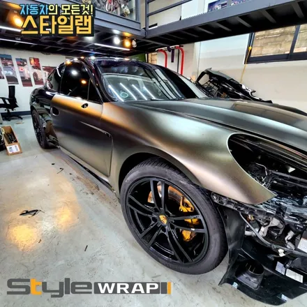 포르쉐 파나메라 GTS 전체 랩핑 잘하는 스타일랩! / 부산 금정구