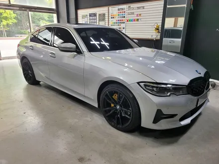 BMW 320d(G20) 크롬죽이기 랩핑/윈도우몰딩 랩핑/사이드미러/손잡이 랩핑 시공 포스팅/ / 부천 원미구 상동