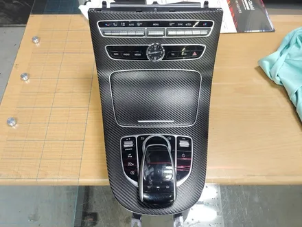 부천 자동차 랩핑/벤츠 E220d 실내랩핑/센터페시아 카본 랩핑/E클래스 / 부천 원미구 상동