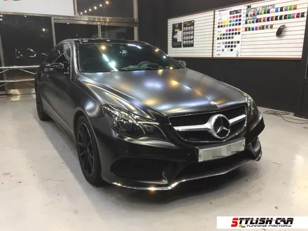 부천 벤츠 E300 쿠페 반무광 블랙 전체랩핑/인천 벤츠 라이트필름/퀄리티 좋은 랩핑 / 부천 원미구 상동