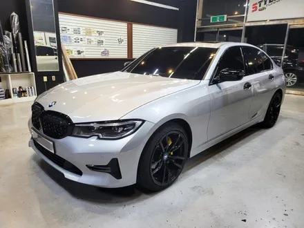 BMW 320d(G20) 크롬죽이기 랩핑/윈도우몰딩 랩핑/사이드미러/손잡이 랩핑 시공 포스팅/ / 부천 원미구 상동