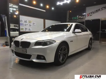 부천 BMW 5시리즈 전체랩핑/BMW 520d 화이트 펄 랩핑/인천랩핑/부분랩핑/랩핑 사고수리/보험수리 / 부천 원미구 상동