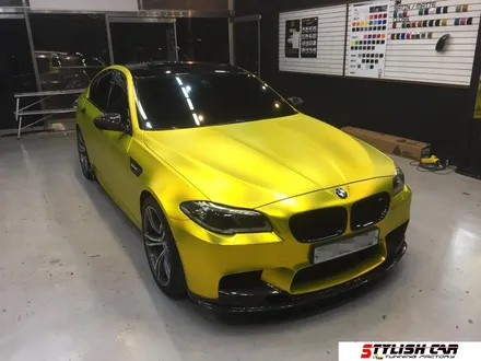 부천 BMW M5 무광크롬 전체랩핑/인천랩핑/ / 부천 원미구 상동