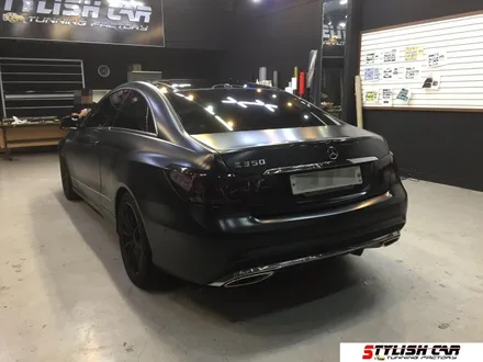부천 벤츠 E300 쿠페 반무광 블랙 전체랩핑/인천 벤츠 라이트필름/퀄리티 좋은 랩핑 / 부천 원미구 상동