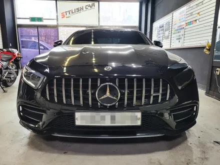 신형 벤츠 cls53 amg 라이트필름시공/스모그필름/센터페시아 카본랩핑/실내카본랩핑 시공 포스팅 / 부천 원미구 상동