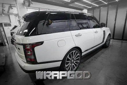 레인지로버 보그 부분랩핑 시공 김포랩핑 시공 전문 WRAPGOD / 김포 양촌읍