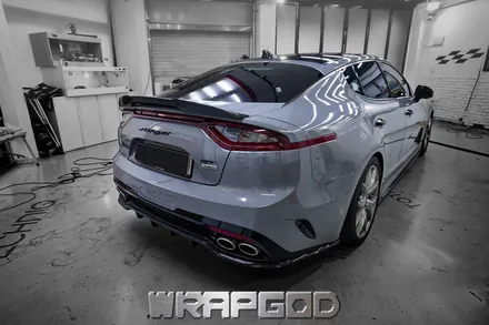 스팅어 에이버리 락그레이 전체랩핑, 에이드로 바디킷 인스톨 / 김포랩핑 WRAPGOD / 김포 양촌읍