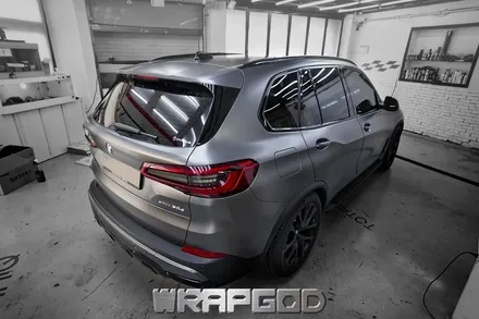 신형 BMW X5 에이버리 사틴그레이 전체랩핑,김포자동차랩핑 시공은 WRAPGOD / 김포 양촌읍