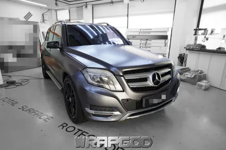 벤츠 GLK 220 풀랩핑 에이버리 슈프림 사틴그레이 시공 김포 자동차래핑 전문샵 WRAPGOD / 김포 양촌읍