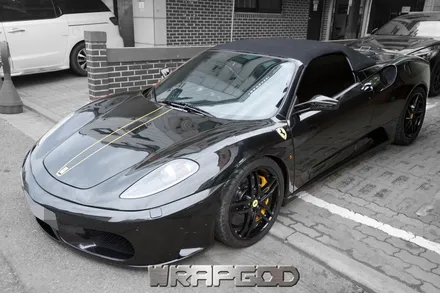 페라리 F430 , 라이트 필름 & 카본 테칼 부분 포인트 랩핑 시공/ 김포 검단 일산 자동차 래핑 전문점 랩갓 WRAPGOD / 김포 양촌읍