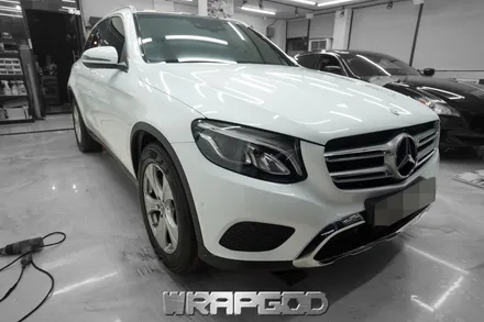 벤츠 GLC 220d , 에이버리 유광 화이트 전체 랩핑 시공 / 김포 검단 자동차 래핑 전문점 랩갓 WRAPGOD / 김포 양촌읍