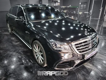 벤츠 S63 AMG 앞범퍼 휀다 헤드라이트 PPF 부분 시공기, 김포 자동차PPF 전문 랩갓 / 김포 양촌읍