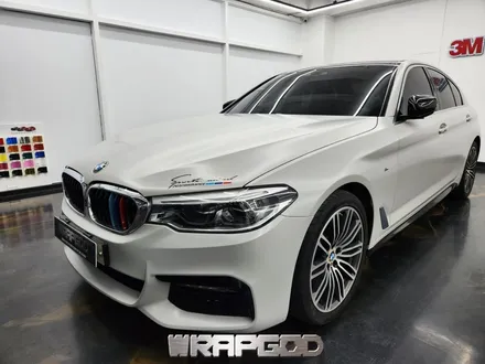 청라 BMW 530d 앞범퍼 사고수리 재시공 랩핑 / 김포 양촌읍