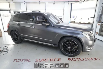 벤츠 GLK 220 풀랩핑 에이버리 슈프림 사틴그레이 시공 김포 자동차래핑 전문샵 WRAPGOD / 김포 양촌읍
