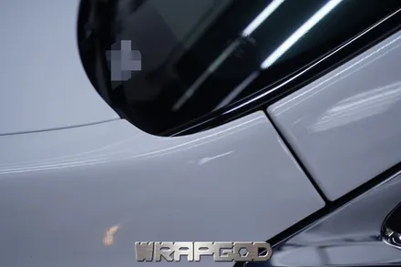 렉서스 LS 460 유광 화이트 에이버리 슈프림 전체 랩핑 시공, 김포 일산 송도 청라 자동차 랩핑 전문점 WRAPGOD / 김포 양촌읍
