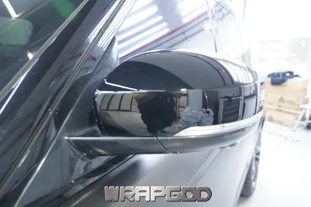 레인지로버 보그 3M 사틴 더스트 블랙 전체 랩핑 & 블랙팩 시공, 김포 카스킨 전문점 WRAPGOD / 김포 양촌읍