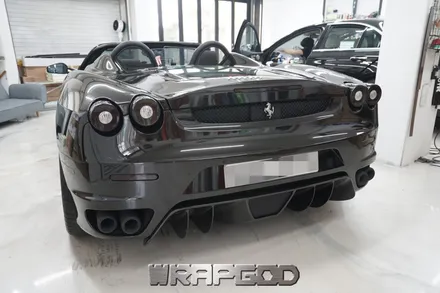 페라리 F430 , 라이트 필름 & 카본 테칼 부분 포인트 랩핑 시공/ 김포 검단 일산 자동차 래핑 전문점 랩갓 WRAPGOD / 김포 양촌읍