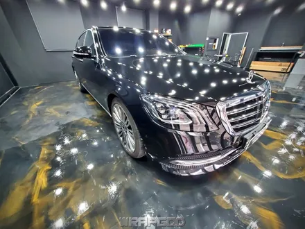 벤츠 S560 앞범퍼 휀다 부분 PPF 시공, 김포 검단 자동차PPF 전문 랩갓 / 김포 양촌읍