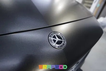 벤츠 CLS 사틴 펄 골드 더스트블랙 전체랩핑, 김포 자동차랩핑 시공 전문 WRAPGOD / 김포 양촌읍