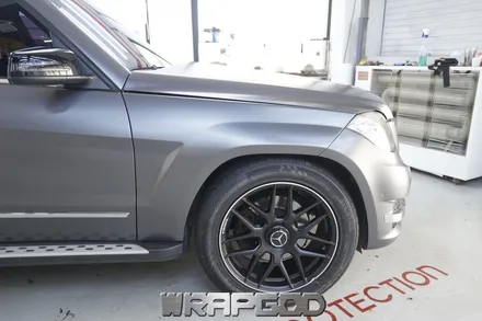 벤츠 GLK 220 풀랩핑 에이버리 슈프림 사틴그레이 시공 김포 자동차래핑 전문샵 WRAPGOD / 김포 양촌읍