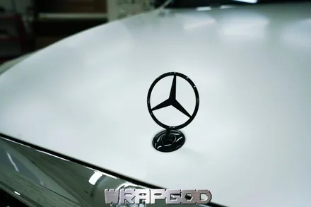 송도 벤츠 S63 AMG 전체랩핑 풀드레스업 사틴화이트펄 / 김포 양촌읍