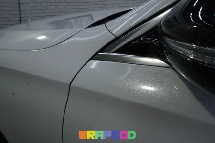벤츠 E클래스 다이아몬드 화이트 펄 전체랩핑, 실내 카본랩핑 시공 김포 WRAPGOD / 김포 양촌읍