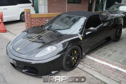 페라리 F430 , 라이트 필름 & 카본 테칼 부분 포인트 랩핑 시공/ 김포 검단 일산 자동차 래핑 전문점 랩갓 WRAPGOD / 김포 양촌읍