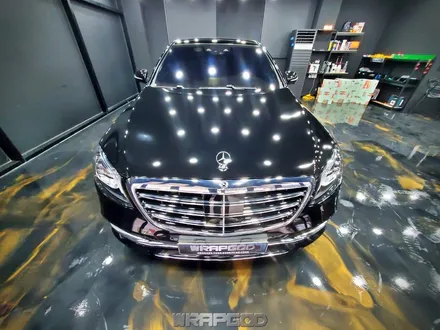 벤츠 S560 앞범퍼 휀다 부분 PPF 시공, 김포 검단 자동차PPF 전문 랩갓 / 김포 양촌읍