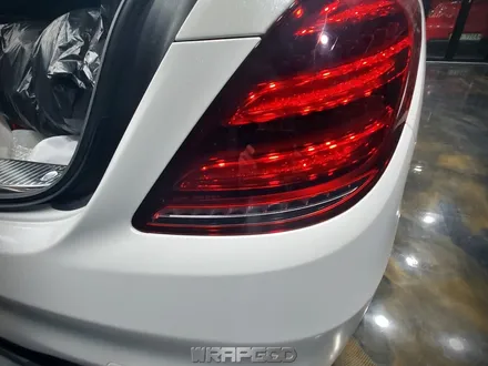 김포 벤츠 S63 AMG 사고 부분랩핑 재시공 에이버리 화이트 다이아몬드 / 김포 양촌읍