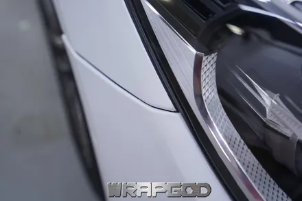 BMW 5시리즈 M550d 전체 랩핑, 에이버리 다이아몬드 화이트 일산 자동차 래핑 전문점 WRAPGOD / 김포 양촌읍