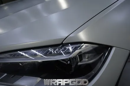 BMW X6 에이버리 사틴 화이트펄 전체 랩핑 재시공, 자동차 풀랩핑 전문점 WRAPGOD / 김포 양촌읍