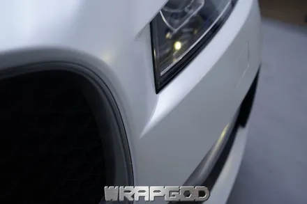 재규어 F페이스 에이버리 사틴 화이펄 전체 랩핑 시공, 검단랩핑 전문점 WRAPGOD / 김포 양촌읍