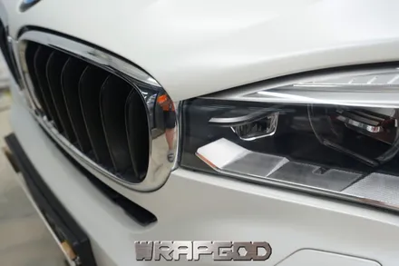 BMW X6 , 에이버리 사틴 화이트 펄 전체 랩핑 시공 / 김포 검단 자동차 래핑 전문점 랩갓 WRAPGOD / 김포 양촌읍