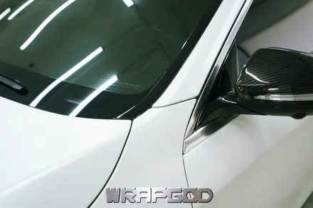 송도 벤츠 S63 AMG 전체랩핑 풀드레스업 사틴화이트펄 / 김포 양촌읍