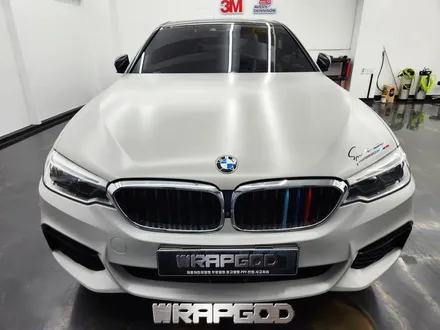 청라 BMW 530d 앞범퍼 사고수리 재시공 랩핑 / 김포 양촌읍