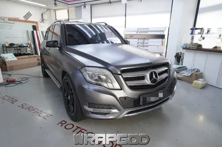 벤츠 GLK 220 풀랩핑 에이버리 슈프림 사틴그레이 시공 김포 자동차래핑 전문샵 WRAPGOD / 김포 양촌읍